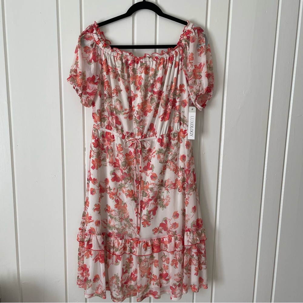Luxology Floral Midie Dress
